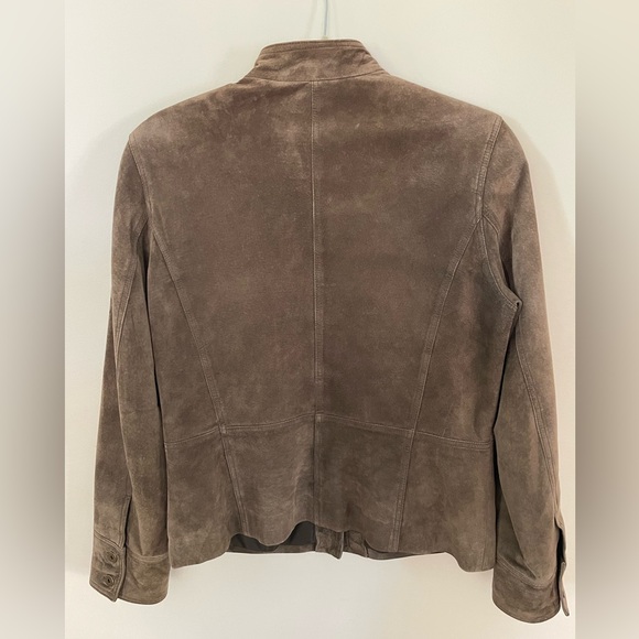 Liz Claiborne Vintage Suede coat/ blazer size M oversized small - Picture 3 of 11